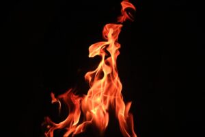 time lapse photography of fire